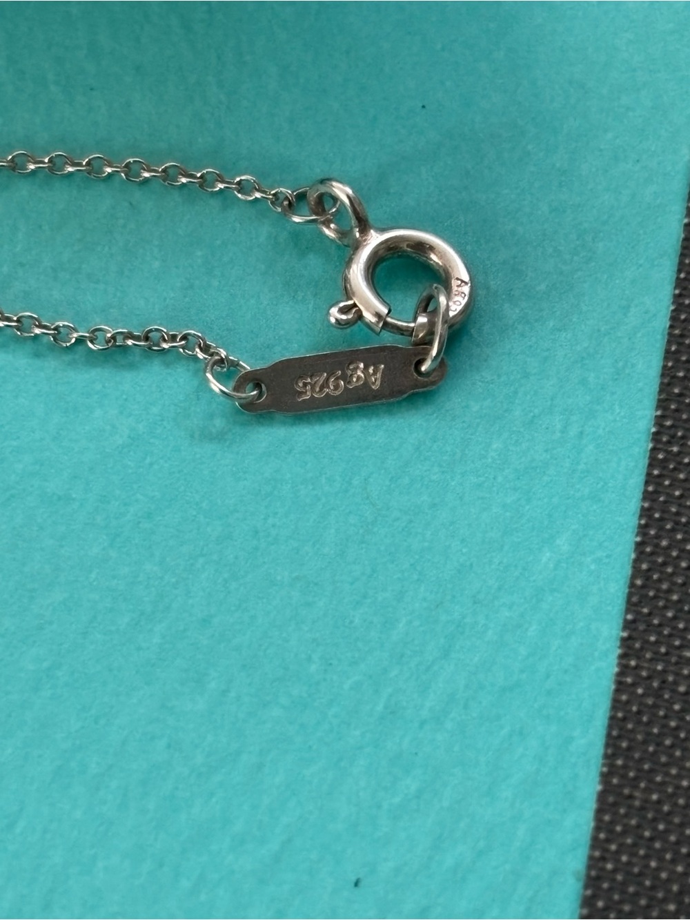 Authentic Tiffany & Co Mini Round Pendant Necklace - Picture 4 of 5